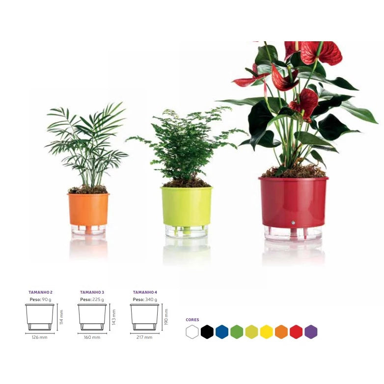 Vaso para Plantas Autoirrigável Anti Dengue Decora Lar