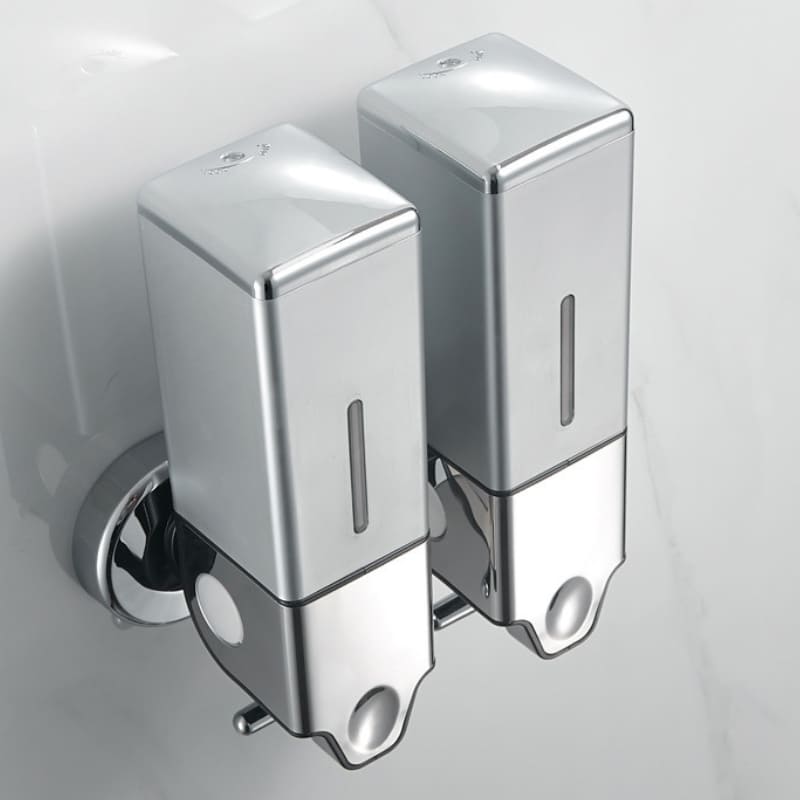 Dispenser de Sabonete, Shampoo e Condicionador em Aço Inox – Decora Lar