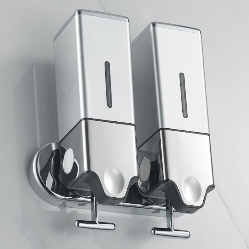 Dispenser de Sabonete, Shampoo e Condicionador em Aço Inox – Decora Lar