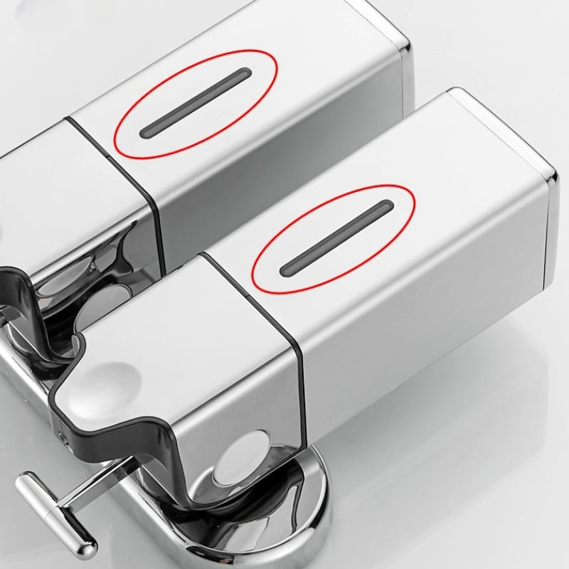 Dispenser de Sabonete, Shampoo e Condicionador em Aço Inox – Decora Lar