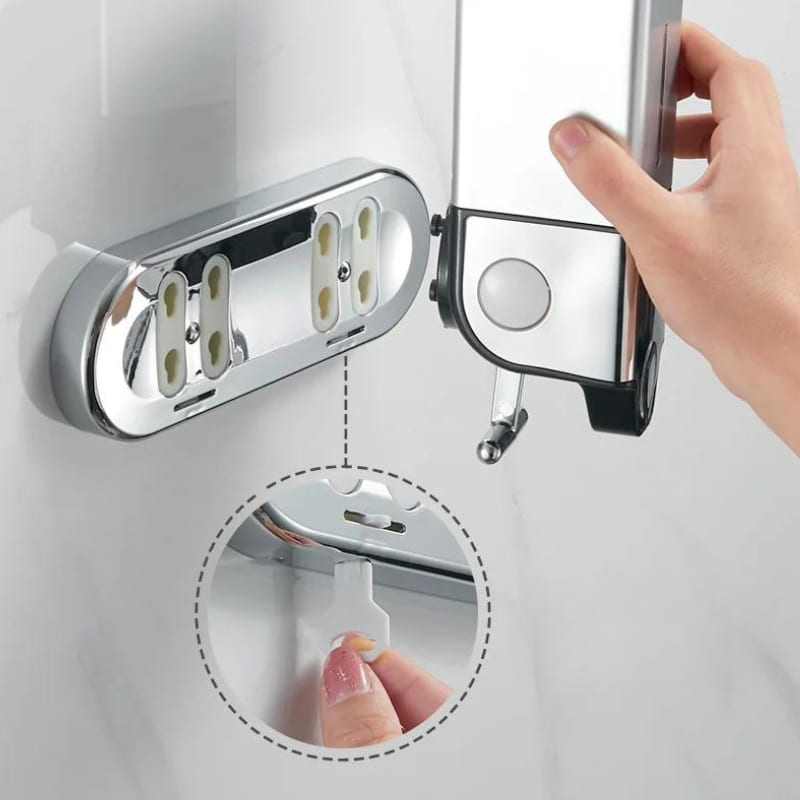 Dispenser de Sabonete, Shampoo e Condicionador em Aço Inox – Decora Lar