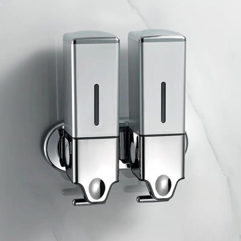 Dispenser de Sabonete, Shampoo e Condicionador em Aço Inox – Decora Lar