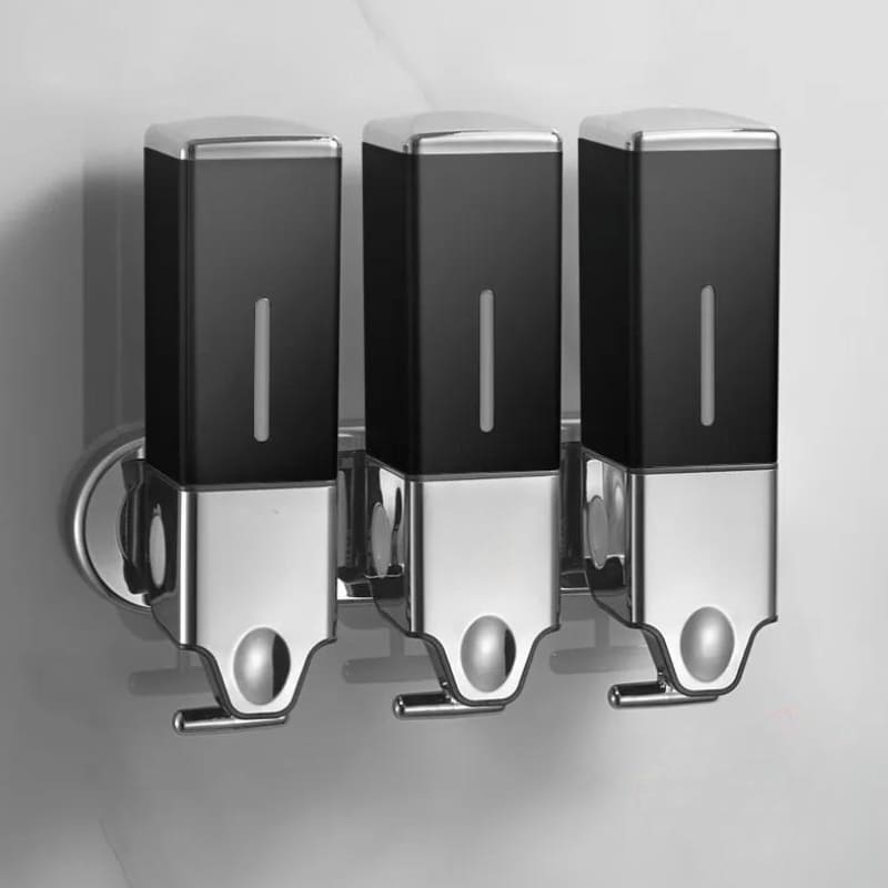 Dispenser de Sabonete, Shampoo e Condicionador em Aço Inox – Decora Lar