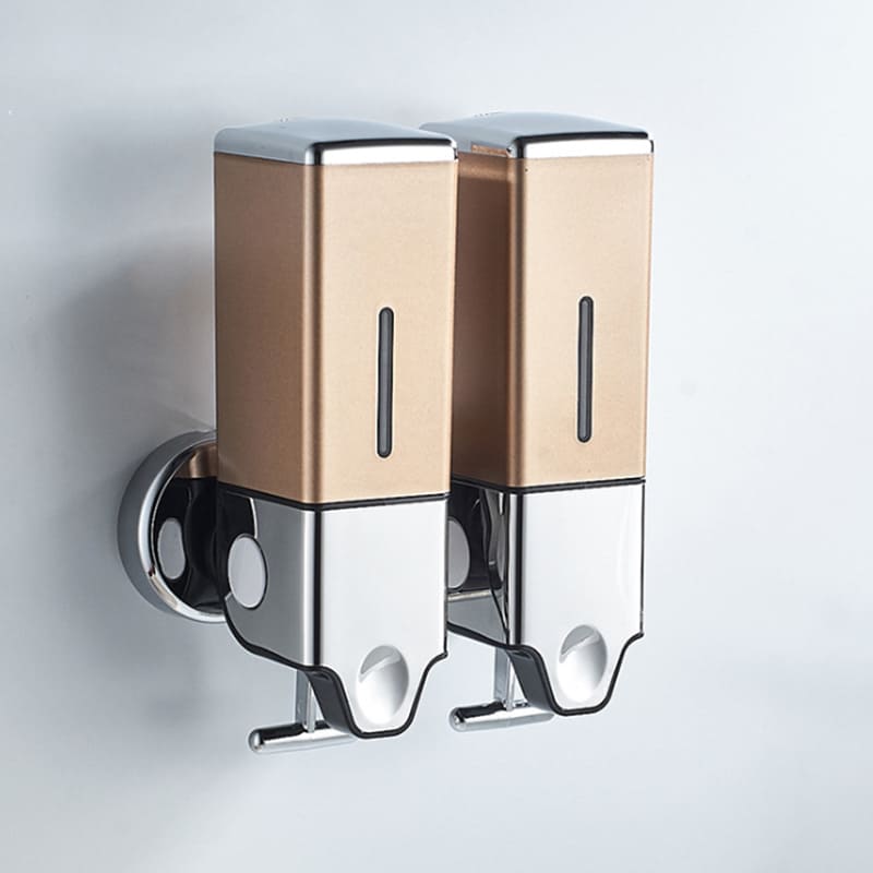 Dispenser de Sabonete, Shampoo e Condicionador em Aço Inox – Decora Lar