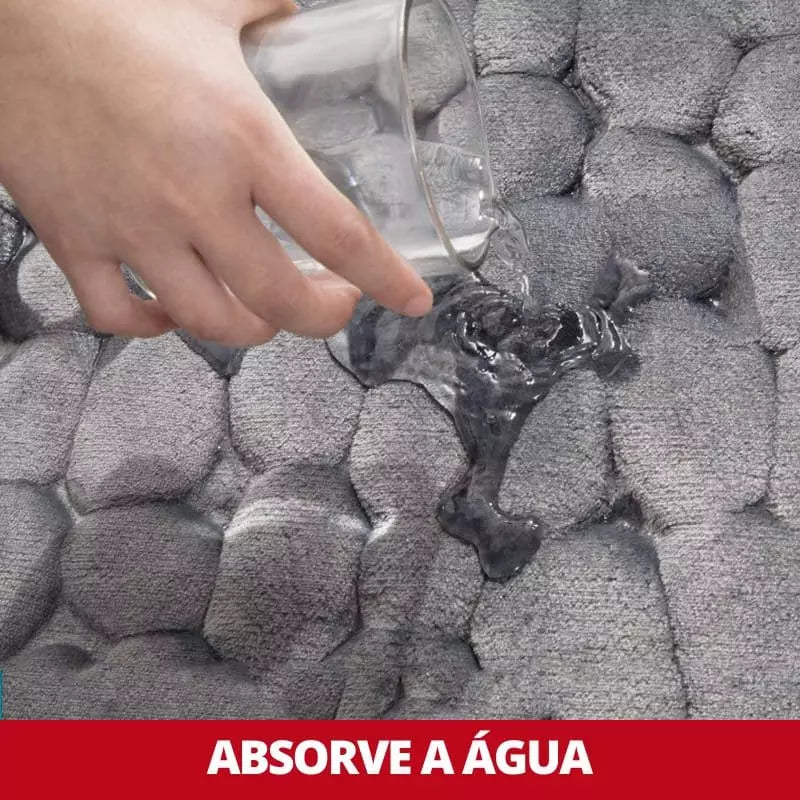 Tapete Absorvente Antiderrapante para Banheiro Decora Lar
