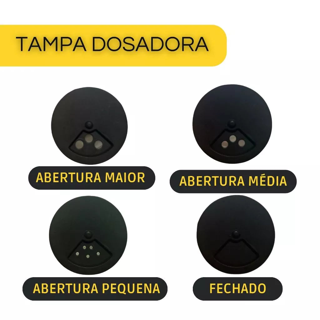 Porta-Temperos Giratório 360° com Potes Organizadores para Cozinha Decora Lar