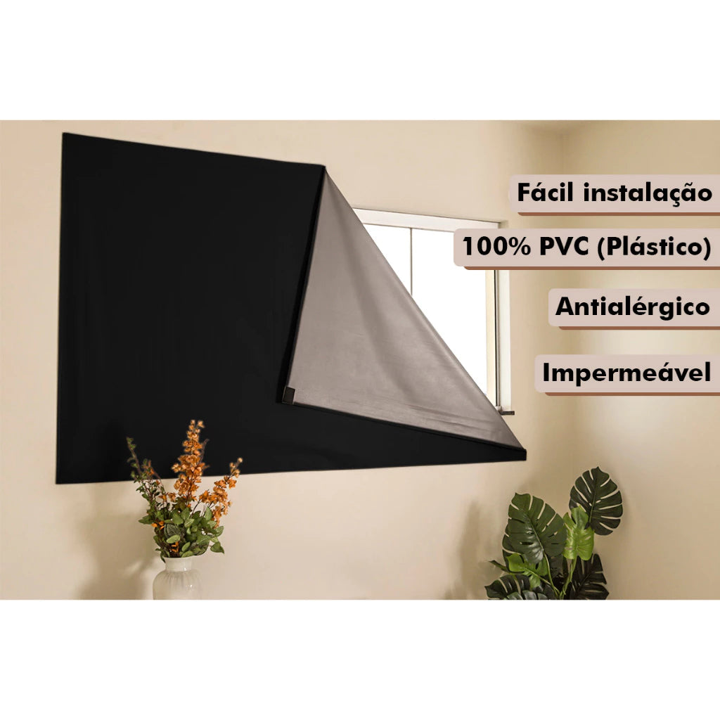 Cortina Painel Blackout com Velcro para Sala, Quarto e Cozinha – Várias Cores Decora Lar