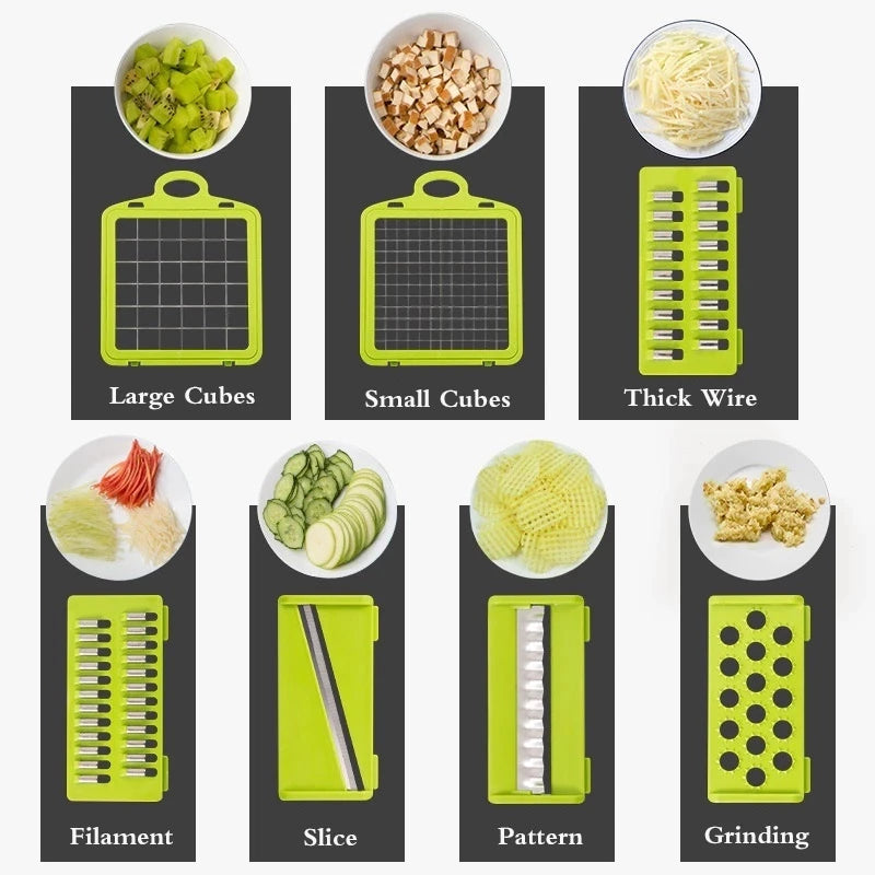 Cortador Multifuncional Fatiador de Verduras, Frutas e Legumes Decora Lar