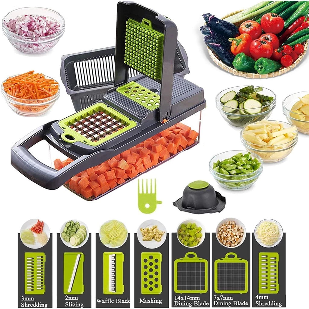 Cortador Multifuncional Fatiador de Verduras, Frutas e Legumes Decora Lar