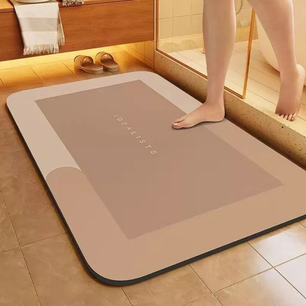 Tapete Mágico para Banheiro Antiderrapante e Super Absorvente Decora Lar