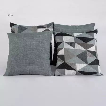 Kit 4 Almofadas Decorativas com Enchimento de Espuma Soft Clean para Sala, Quarto ou Sofá Decora Lar