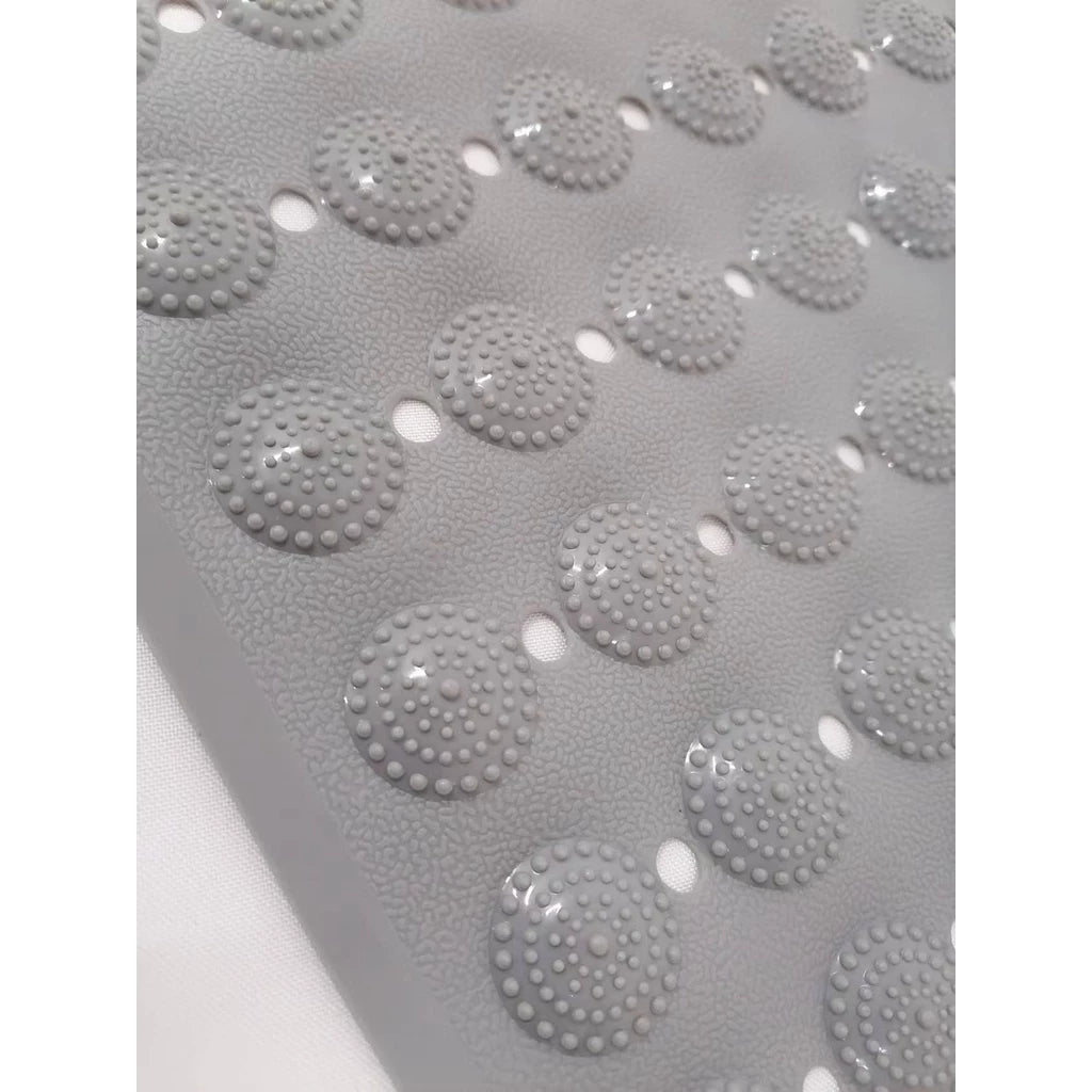 Tapete Para Box Retangular com Ventosa Massagem Relaxante Decora Lar