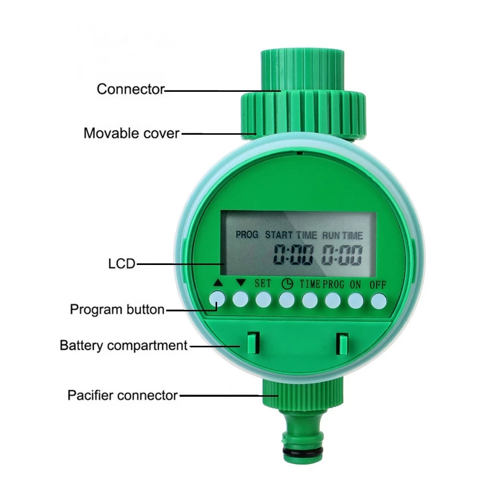 Temporizador de Irrigação Automático para Jardim – Controle Inteligente Decora Lar