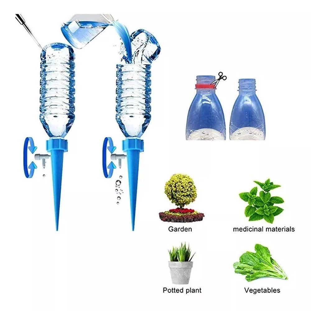 Kit com 12 Gotejadores Irrigadores para Garrafa PET – Irrigação Inteligente Decora Lar