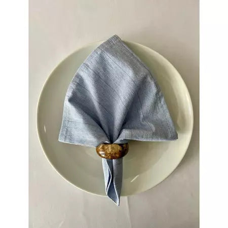 Kit com 12 Guardanapos de Algodão – Linha Xadrez e Listras – 45x45 cm
