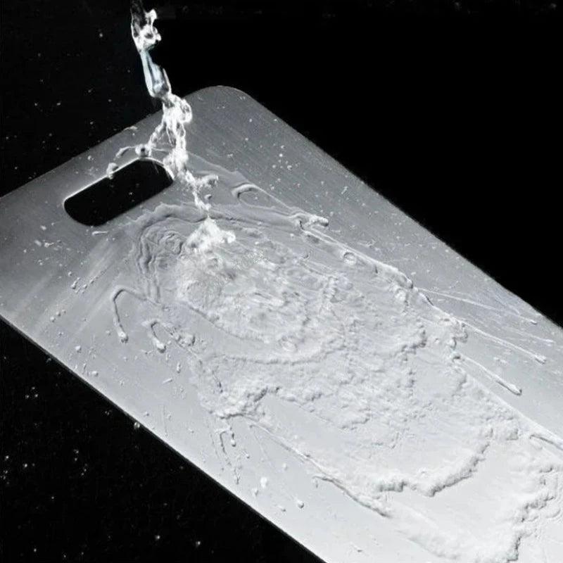Tábua de Corte de Aço Inoxidável para Cozinha – Decora Lar