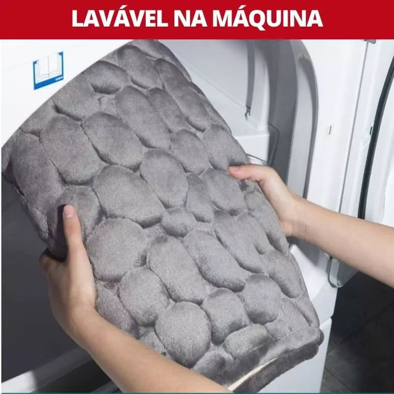 Tapete Absorvente Antiderrapante para Banheiro Decora Lar