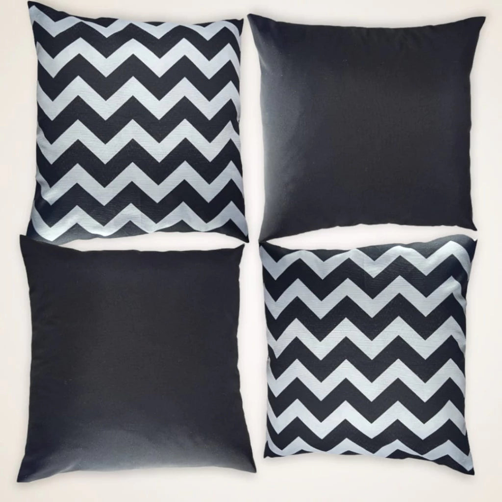 Kit 4 Almofadas Decorativas com Enchimento de Espuma Soft Clean para Sala, Quarto ou Sofá Decora Lar