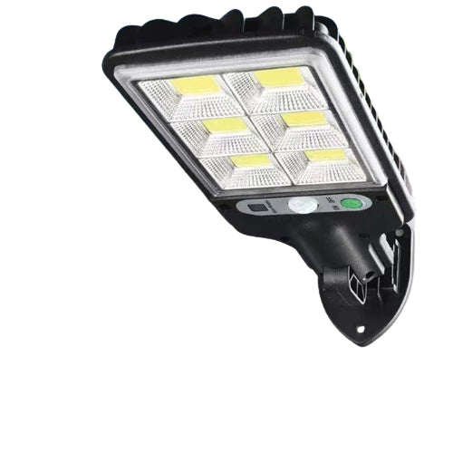 Luz Solar de Rua LED 21W com Controle Remoto e Sensor de Movimento Decora Lar