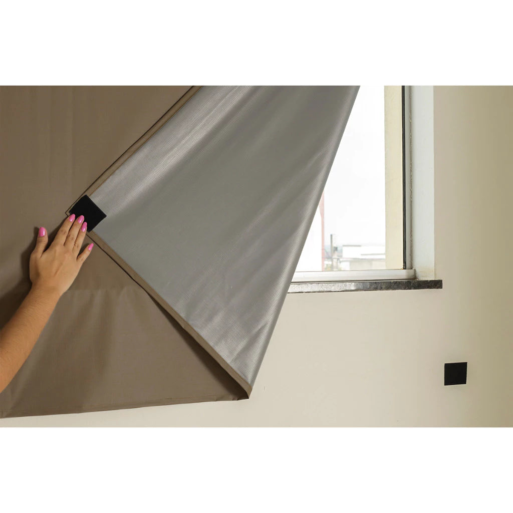 Cortina Painel Blackout com Velcro para Sala, Quarto e Cozinha – Várias Cores Decora Lar
