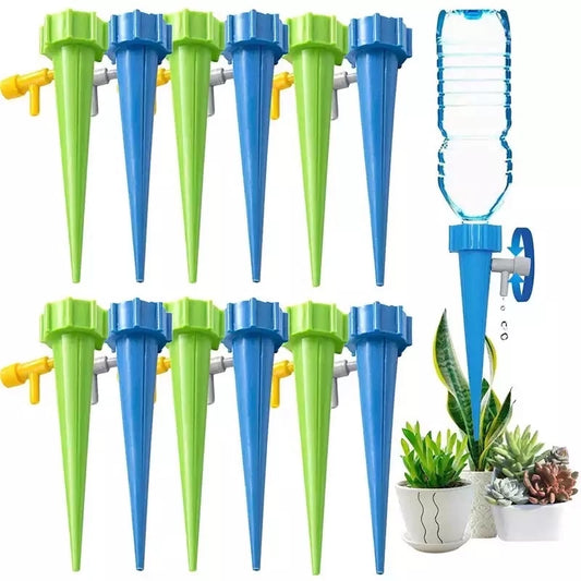 Kit com 12 Gotejadores Irrigadores para Garrafa PET – Irrigação Inteligente Decora Lar