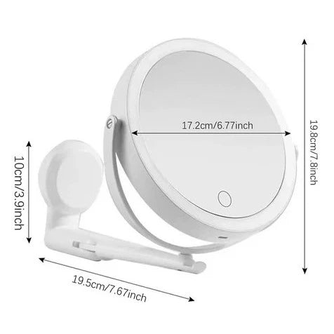 Espelho de Mesa para Maquiagem com  LEDs e Tela Touch Decora Lar