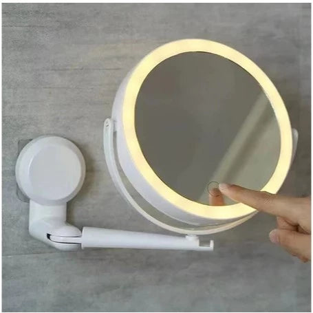 Espelho de Mesa para Maquiagem com  LEDs e Tela Touch Decora Lar