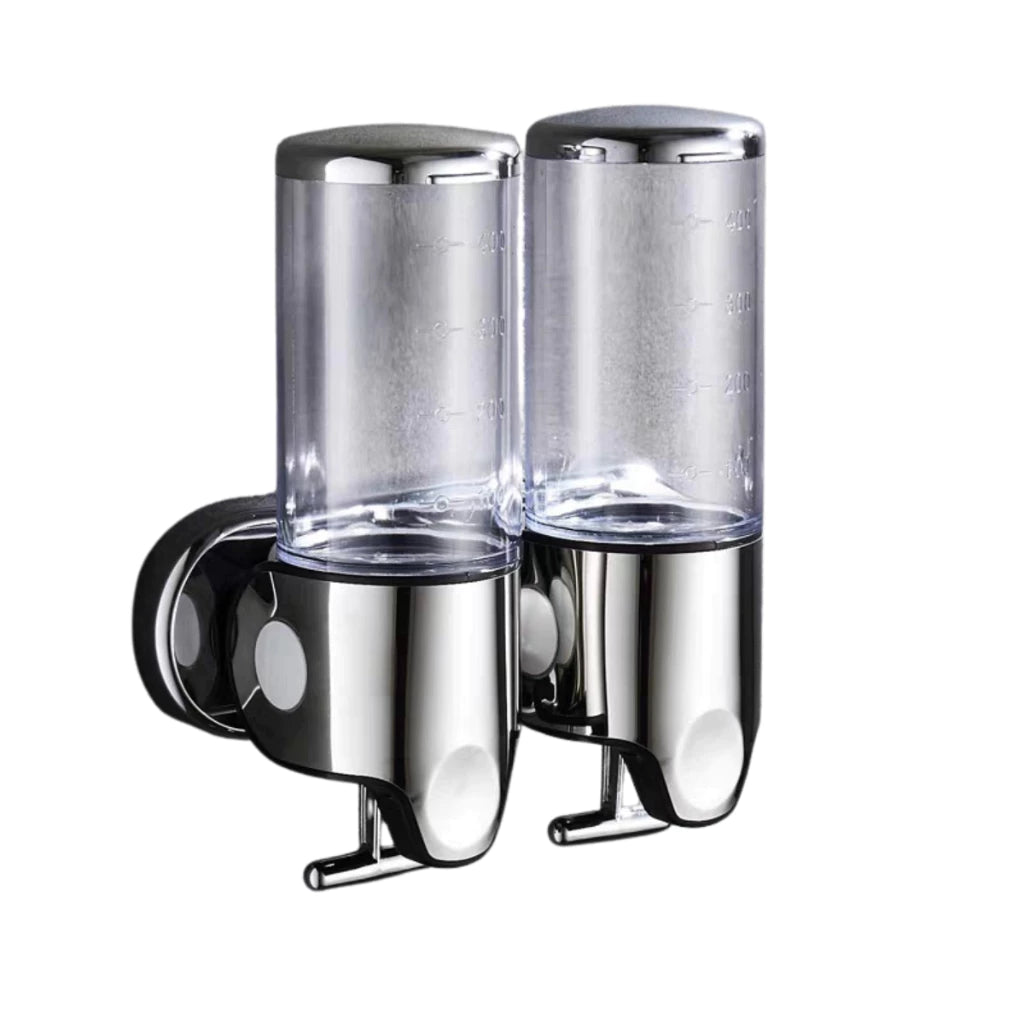 Dispenser em aço inoxidável  de Sabonete Líquido e Shampoo – Organização e Praticidade Decora Lar