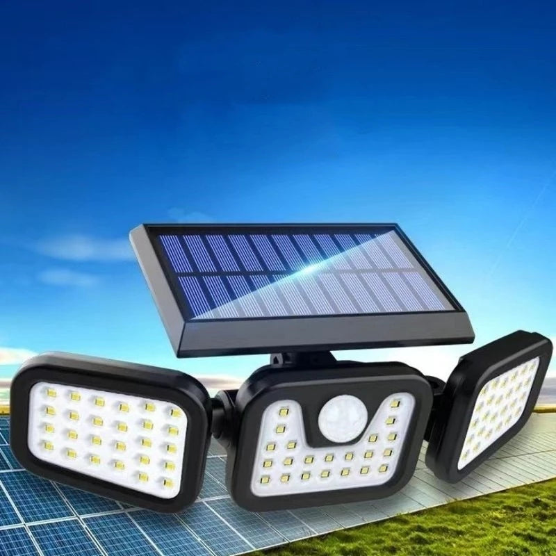Refletor Solar LED com Sensor de Movimento e Controle Remoto Decora Lar