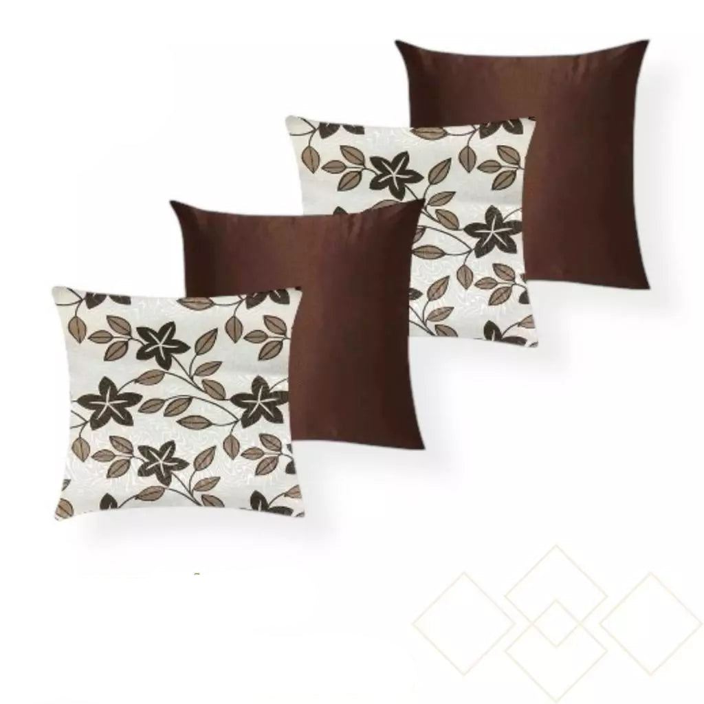 Kit 4 Almofadas Decorativas com Enchimento de Espuma Soft Clean para Sala, Quarto ou Sofá Decora Lar