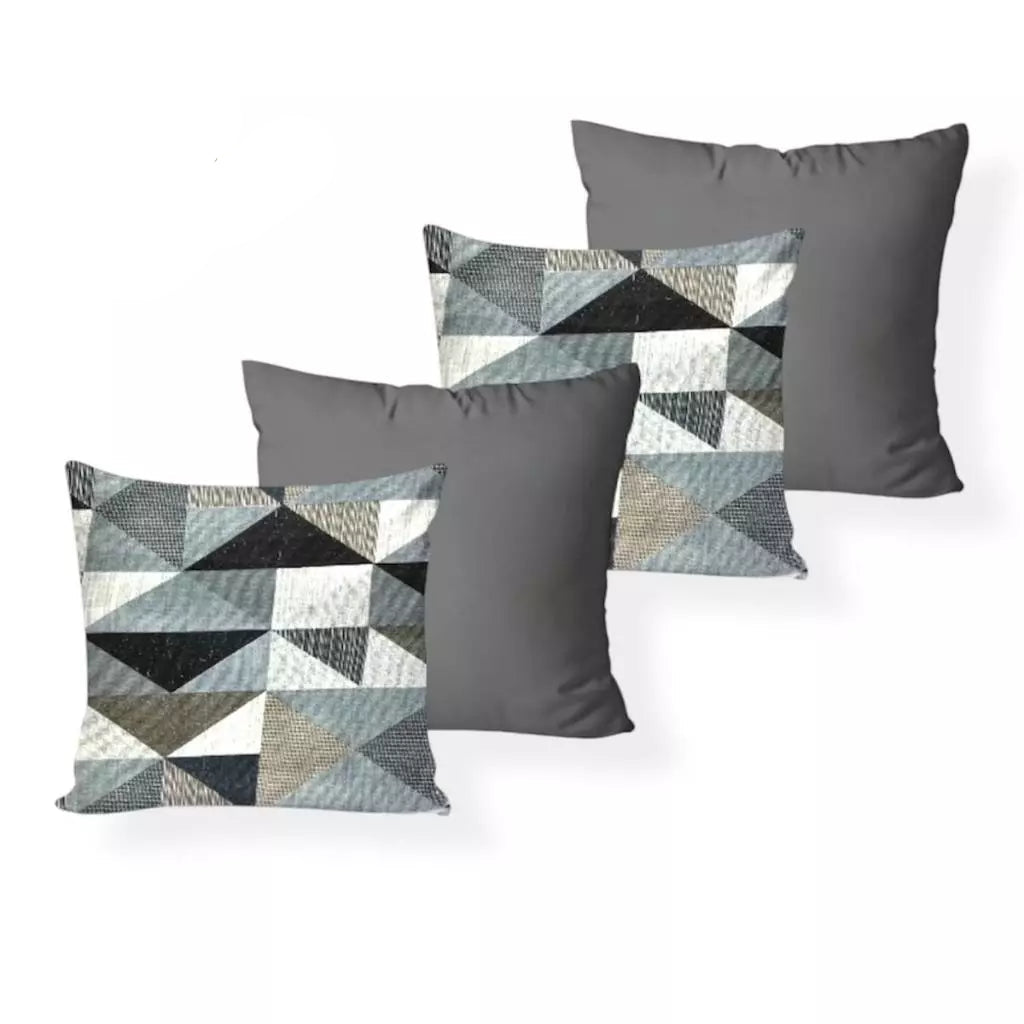 Kit 4 Almofadas Decorativas com Enchimento de Espuma Soft Clean para Sala, Quarto ou Sofá Decora Lar